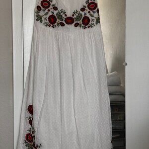 Zara White Maxi Dress